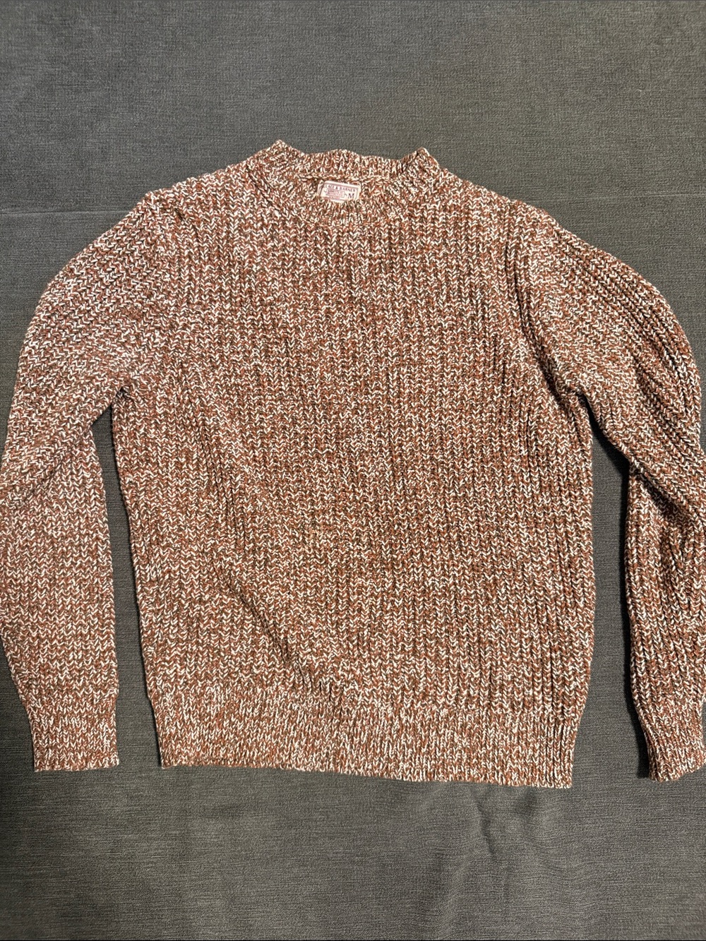 Women’s Marled Brown Crewneck Sweater